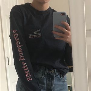 Vineyard vines men long sleeve pocket tee